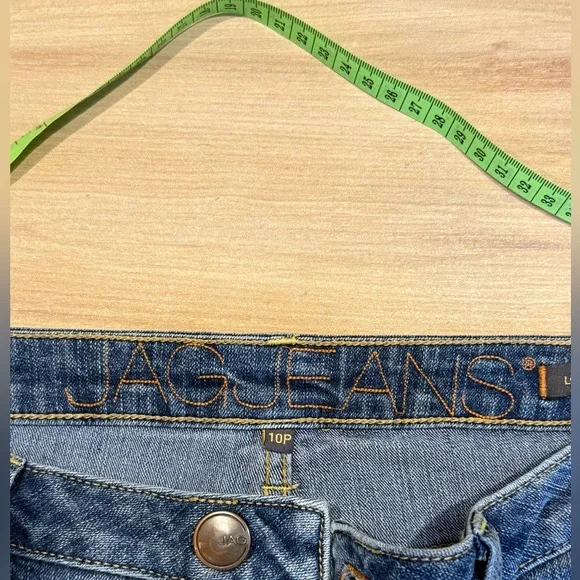 Jag Jeans Low Rise Boot Leg Dark Blue Denim- 10P - Picture 3 of 14